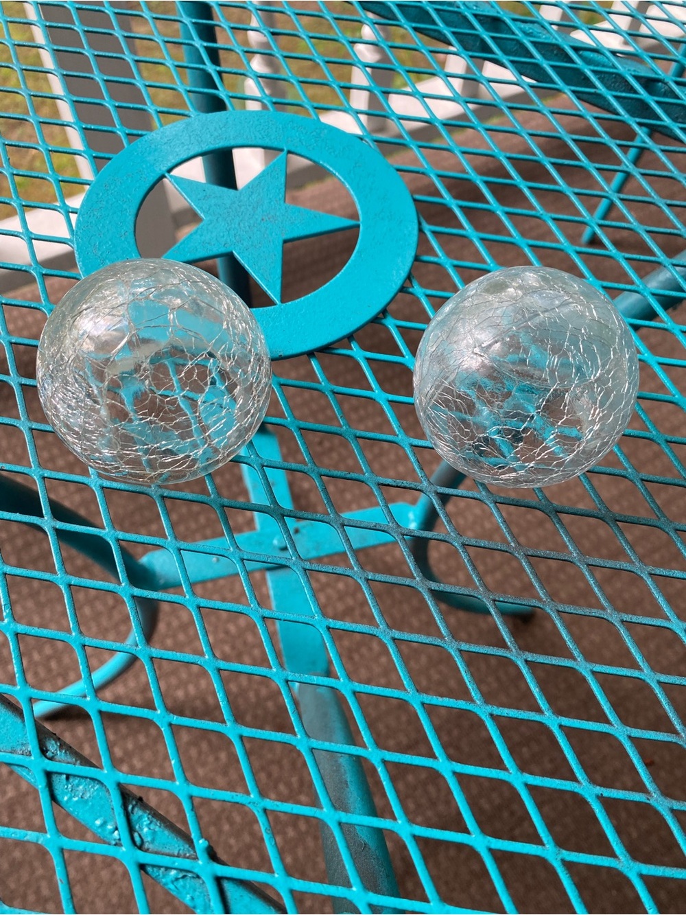 Clear Crackle Glass Replacement Globes For Solar Path Lights